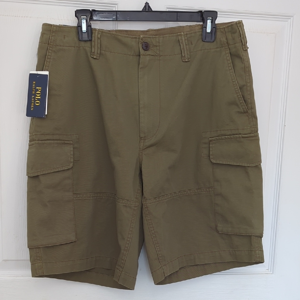 Polo Ralph Lauren Green Gellar Cargo Shorts NWT
